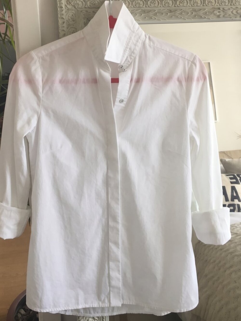 NWOT: Victoria Beckham White Button Down Shirt | Sold Out | Sz 0